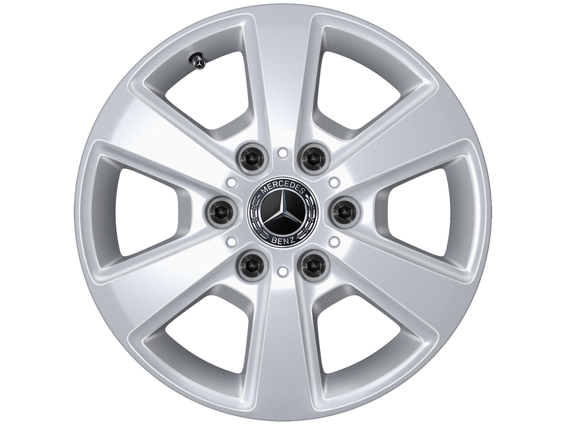6-spaaks velg, vanadiumzilver, Continental, VanContact Camper, 225/75 R16 118R C, all-season, Q440761110000