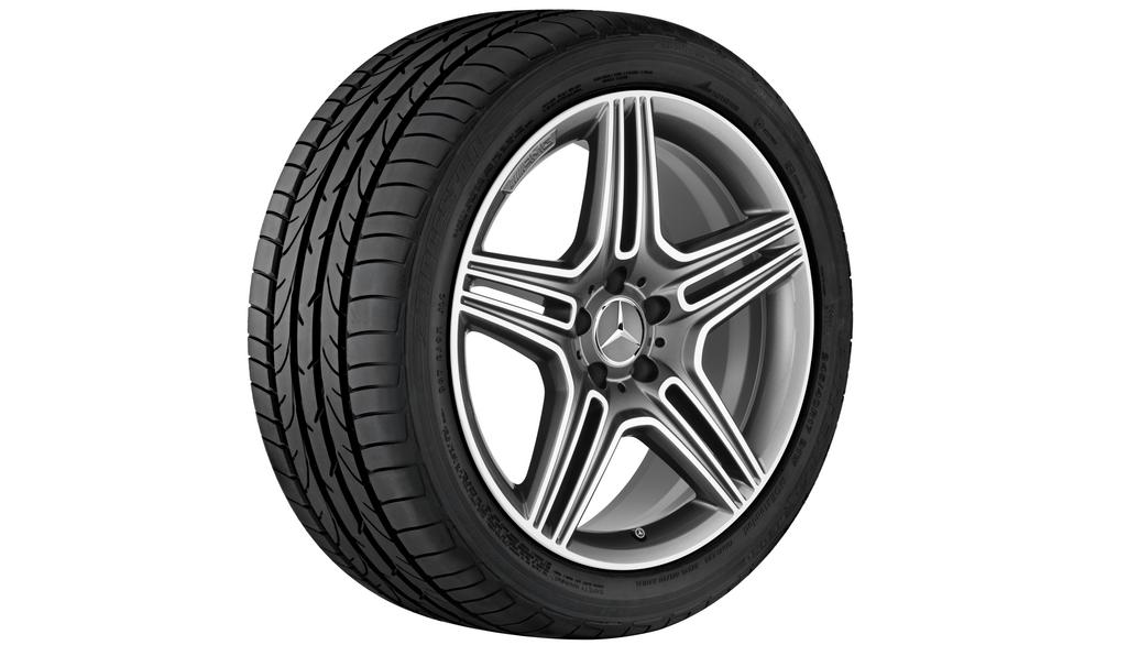 AMG 5-twin-spoke wheel, titanium gray, Pirelli, W 240 SottoZero Series II MO, 255/35 R19 96V XL, winter, Q4401417133900J2020