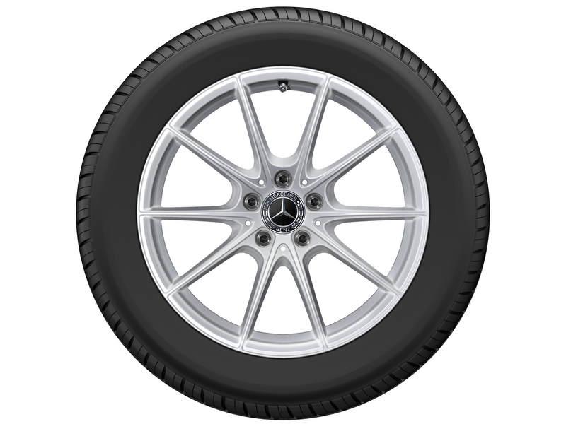 10-Speichen-Rad Vanadiumsilber, Bridgestone, Blizzak LM001 MO, 255/50 R18 106V XL, Winter, Q440141911430G22020
