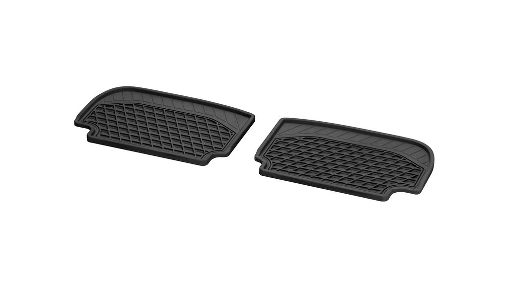CLASSIC all-weather mats, rear, 2-piece, E-Class, black, A23868083019G33