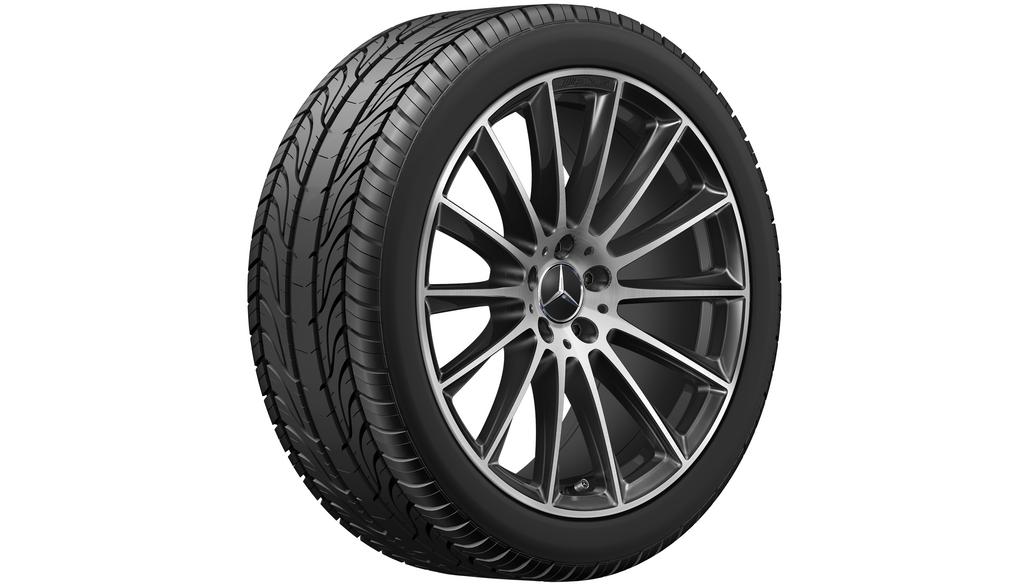 AMG multi-spoke wheel, 50.8 cm (20-inch), S-Class, 285/35 R20/, black, A22340116007X23