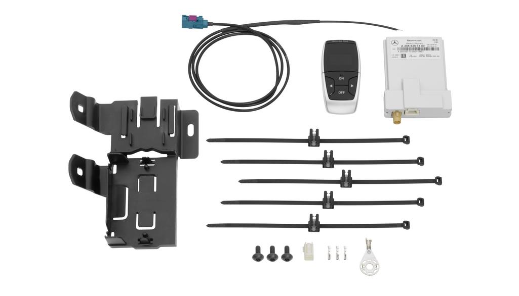 Parking heater, radio remote control, code HY1, installation kit, Vito/eVito, A4478209700