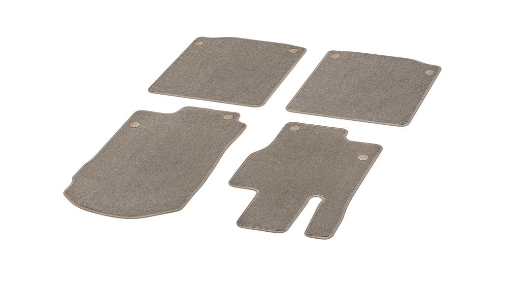 CLASSIC velour mats, set, 4-piece, X167 Maybach, GLS, macchiato beige, A16768099098U20