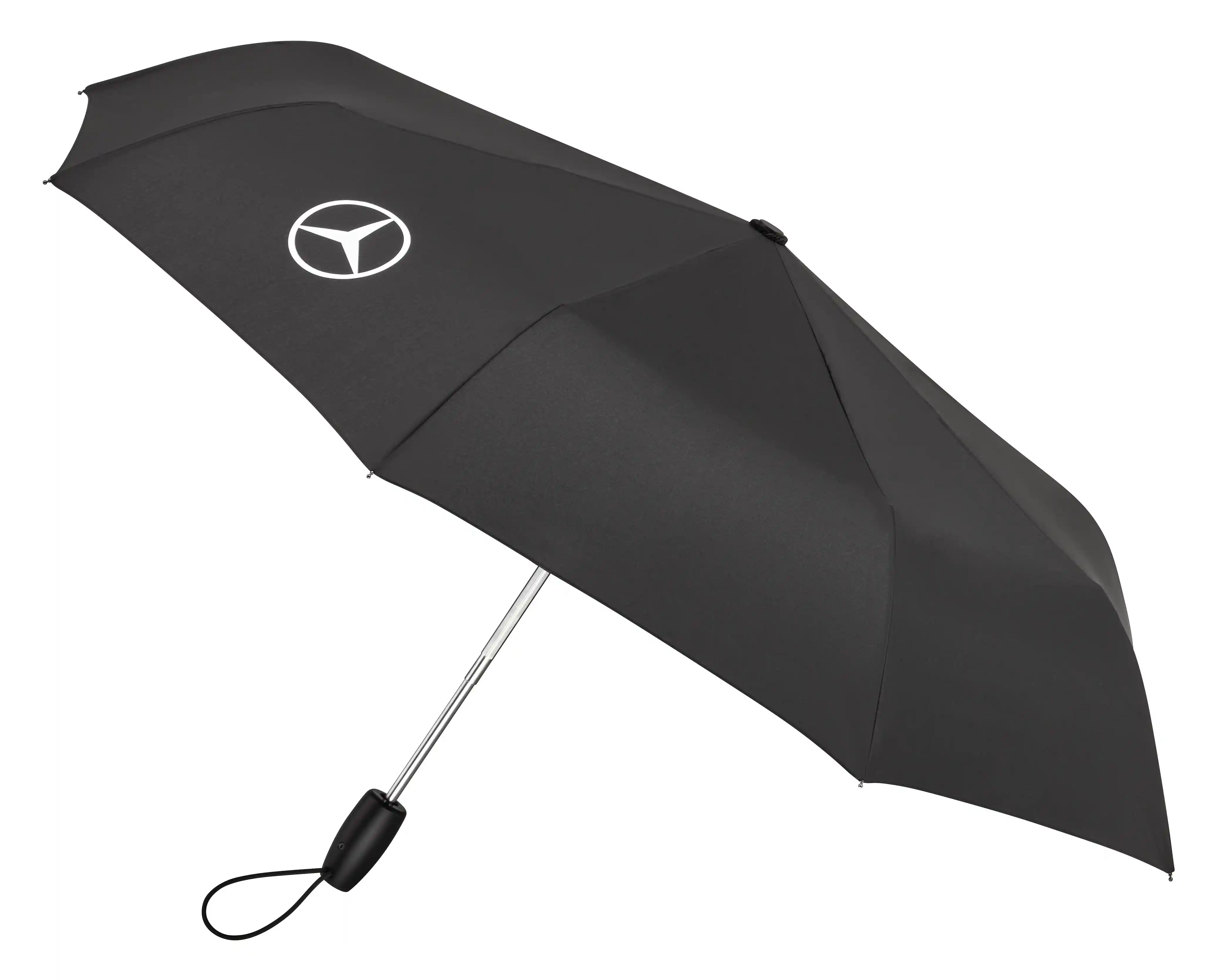 Taschenschirm, schwarz, Stahl, Kunststoff, Polyester (recycelt), B67960031 Taschenschirm, schwarz, Stahl, Kunststoff, Polyester (recycelt), B67960031