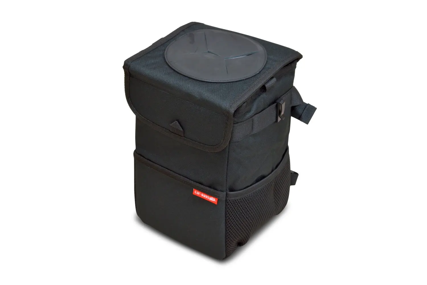Vuilnisbak voor in de auto - 16x25x15 cm, zwart, CB-TRASHBAG1