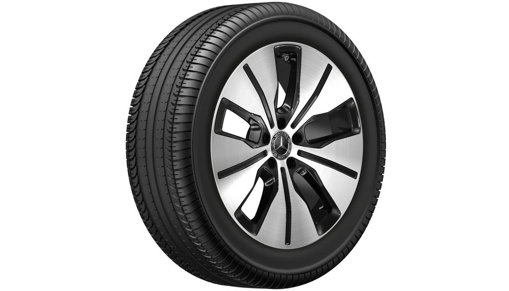 5-spoke wheel black polished, Bridgestone, Blizzak LM005 MO, 235/55 R19 105H XL, Winter, Q440301910260