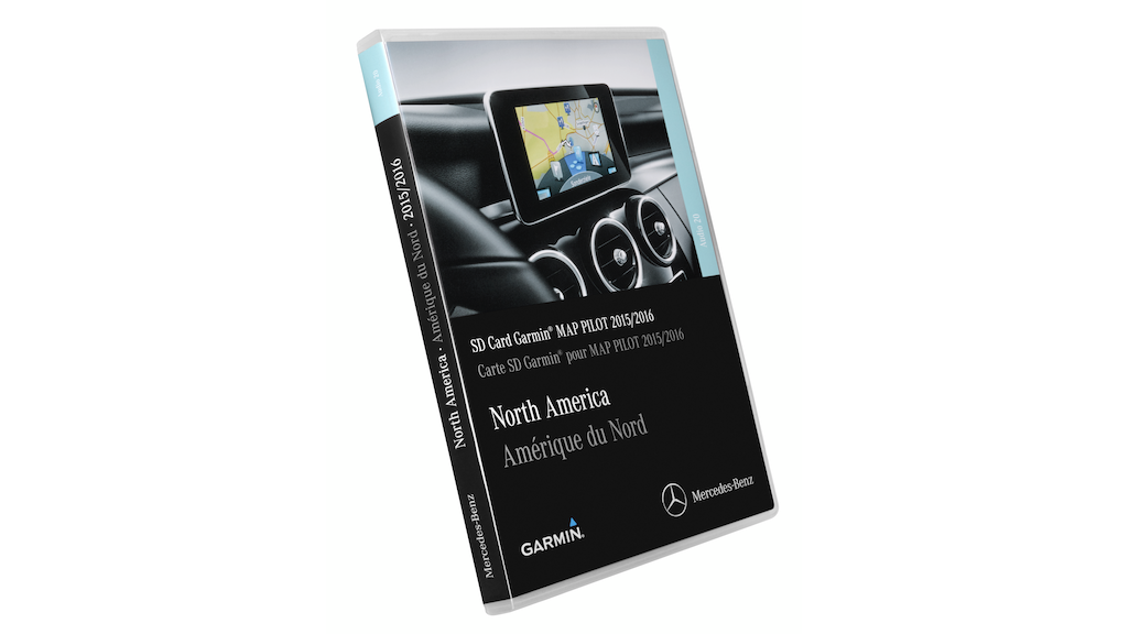 Garmin® MAP PILOT, Navigationsmodul SD-Karte Nordamerika, für Nachrüstung Code 357 (EG9), bei vorhandener Vorrüstung Code 355(EV5), GLC/ C-Klasse/ V-Klasse/EQV, A2059065902