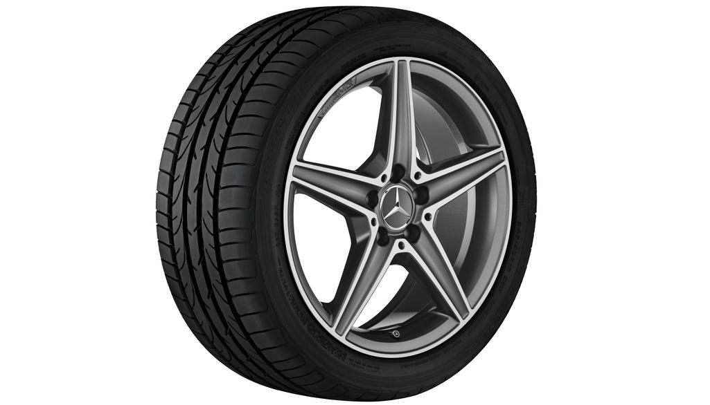 AMG 5-Speichen-Rad, C-Klasse, Continental, ContiSportContact 5 MOE, 245/40 R18/97Y, Sommer, Q440641110030