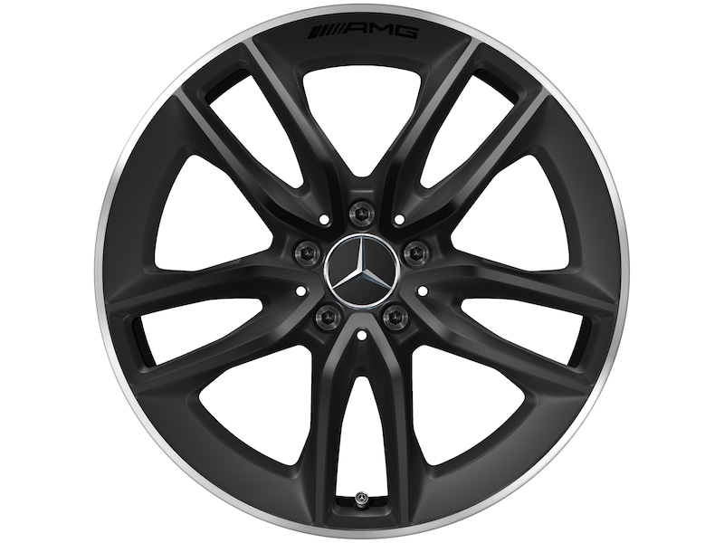 AMG 5-twin-spoke wheel, matt black, rim flange polished, Pirelli, P Zero Winter MO1, 285/40 R19 107V XL, winter, Q4401417138300J2022