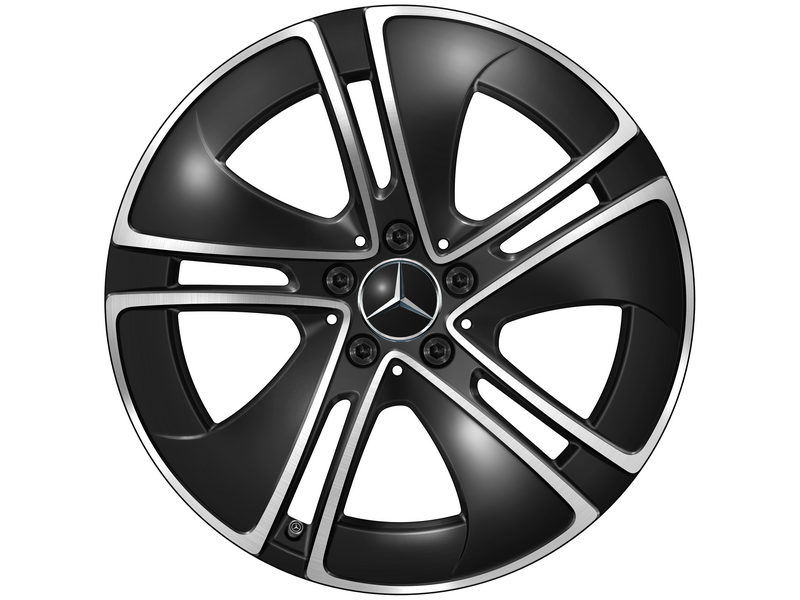 5-spoke wheel, Aero, 48.3 cm (19-inch), high-sheen, 245/40 R19/, black, A23640141007X23