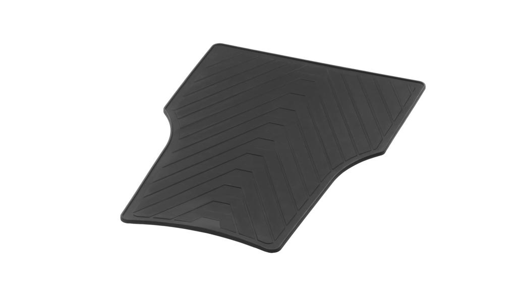 All-weather mats, center mat, for double front passenger seat, 1-piece, S23, without H00, only for Vito, Vito/eVito, black, A4476806900