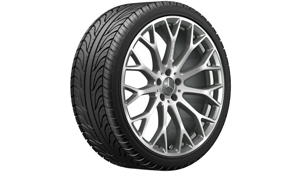 AMG cross-spoke wheel, 53.3 cm (21-inch), high-sheen, SL, 275/35 R21/, titanium gray, A23240127007X21