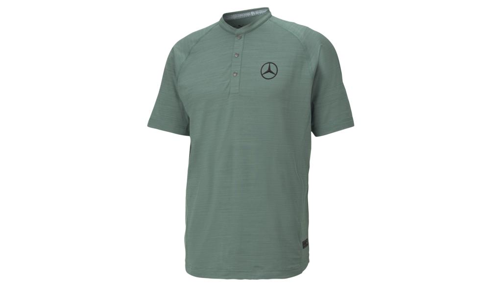 Golf-Poloshirt Herren, grün, B6645057