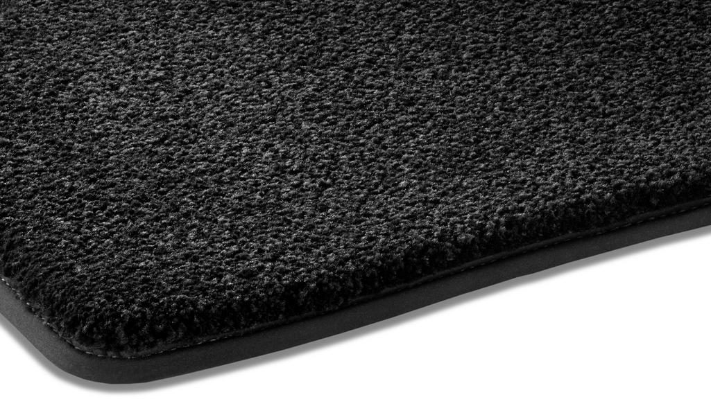 EXCLUSIEVE veloursmatten, achter met cardantunnelmat, 3-delig, EQE, zwart, A29568049039K26 EXCLUSIEVE veloursmatten, achter met cardantunnelmat, 3-delig, EQE, zwart, A29568049039K26