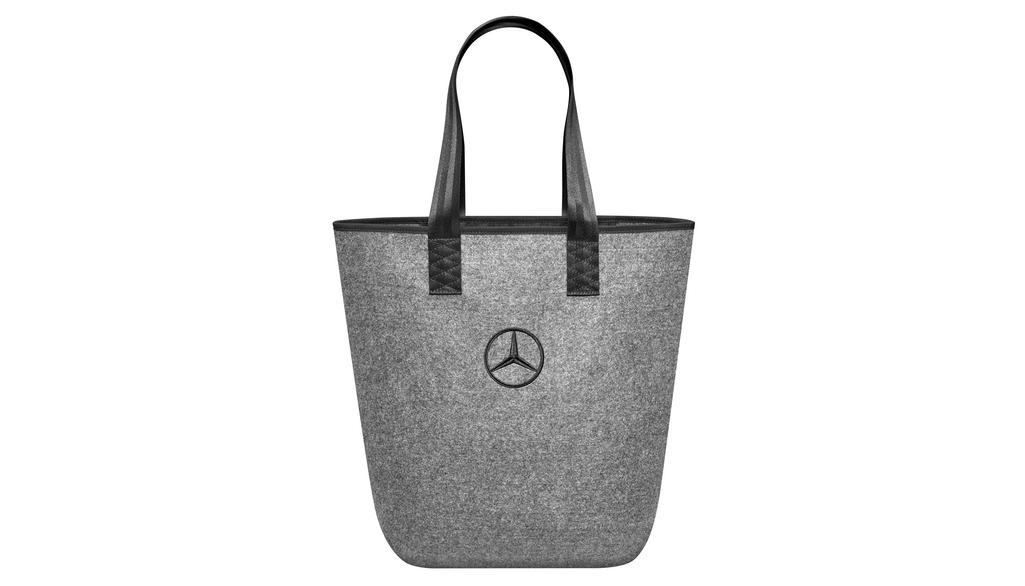 Einkaufstasche, grau / schwarz, B66952989