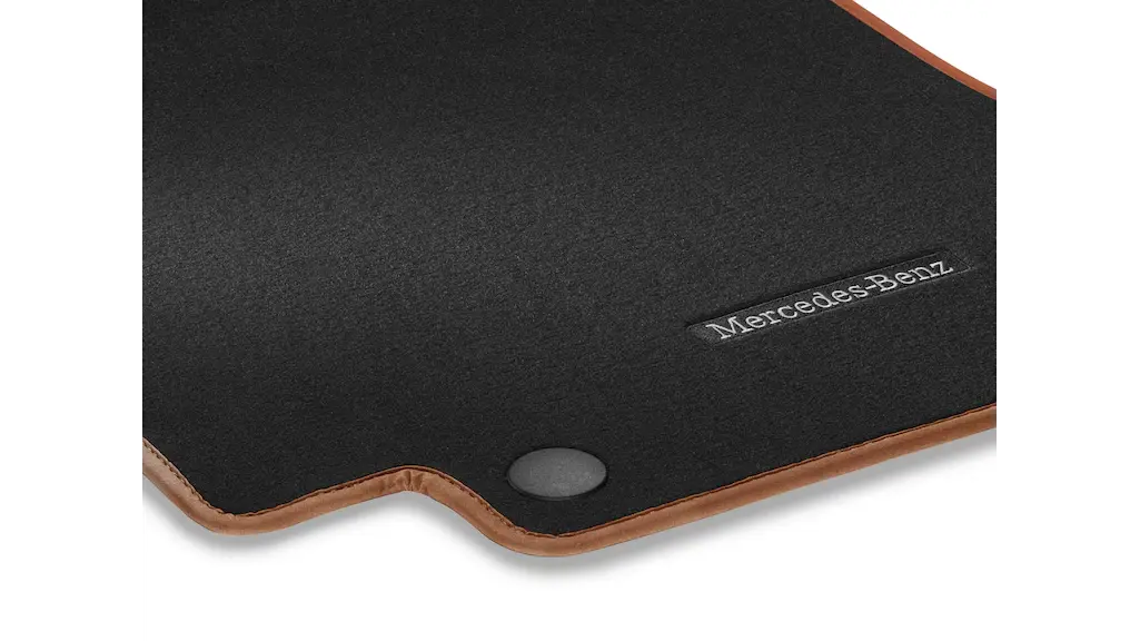 Veloursmatten CLASSIC, Satz, 4-teilig, Satz mit 3. Sitzreihe, LL, schwarz, Einfassung beechbrown, A24468066018H36 Veloursmatten CLASSIC, Satz, 4-teilig, Satz mit 3. Sitzreihe, LL, schwarz, Einfassung beechbrown, A24468066018H36