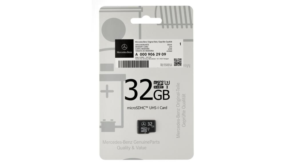 Micro-SD Karte, 32 GB, (u.a. S-Klasse/ smart/ GLC), A0009062909