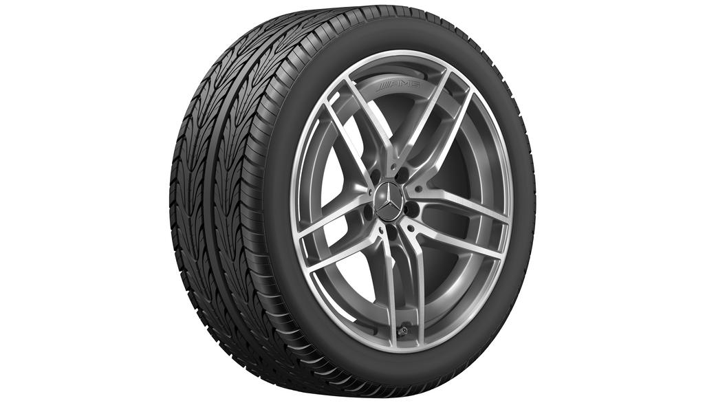 AMG 5-twin-spoke wheel, tantalum gray, Michelin, Pilot Alpin 5 MO1A, 265/40 R20 104W XL, winter, Q440141513210