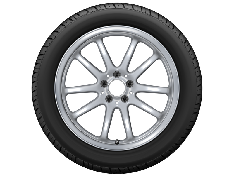 5-spoke wheel, Aero, 48.3 cm (19-inch), EQE, 235/50 R19/, vanadium silver, A29540137007X45