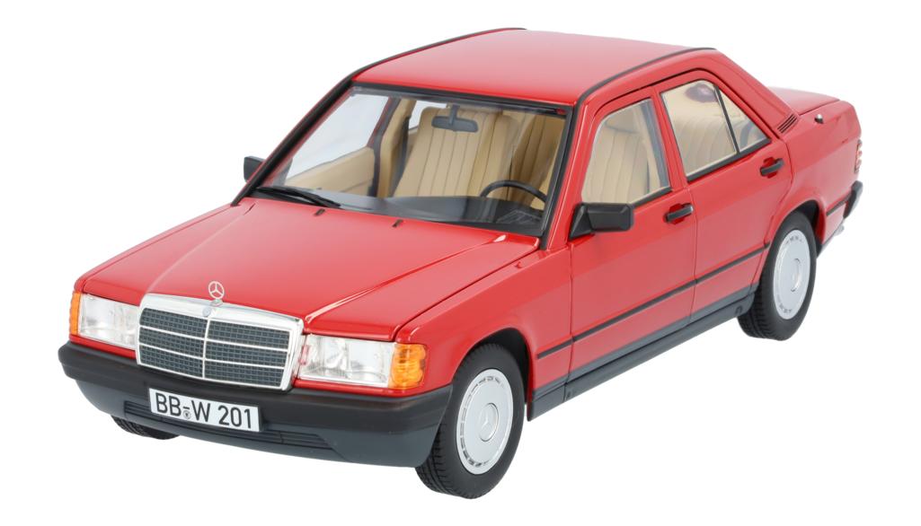 Model car: 190 E W 201 (1982-1988), red, B66040662 Model car: 190 E W 201 (1982-1988), red, B66040662
