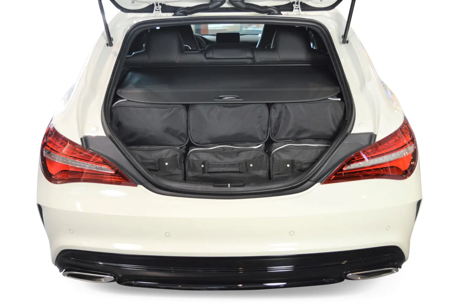 Reisetaschenset passend für Mercedes-Benz CLA Shooting Brake (X117) 2015-2019 Kombi - Schwarz, CB-M22201S