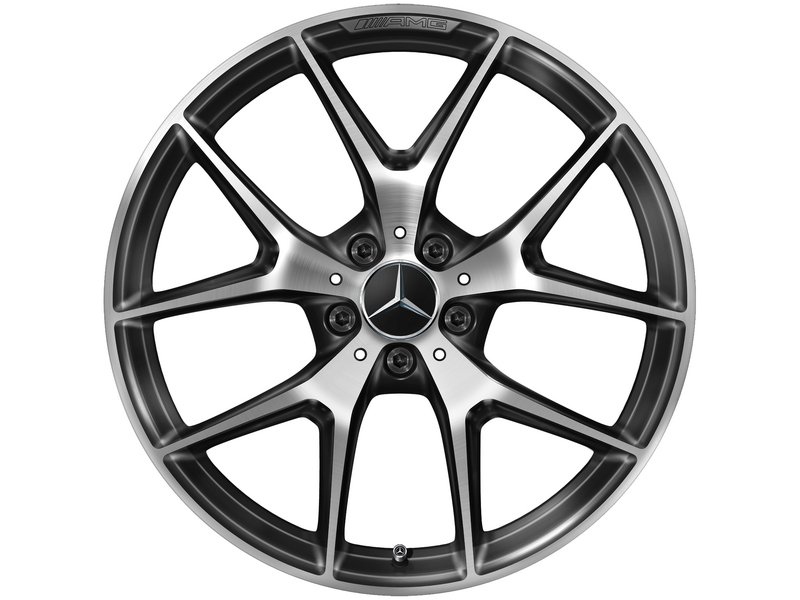 AMG Kreuzspeichen-Rad Glanzgedreht Schwarz, Dunlop, Winter Sport 5 SUV MO, 285/40 R20 108V XL, Winter, Q440301210460G22020