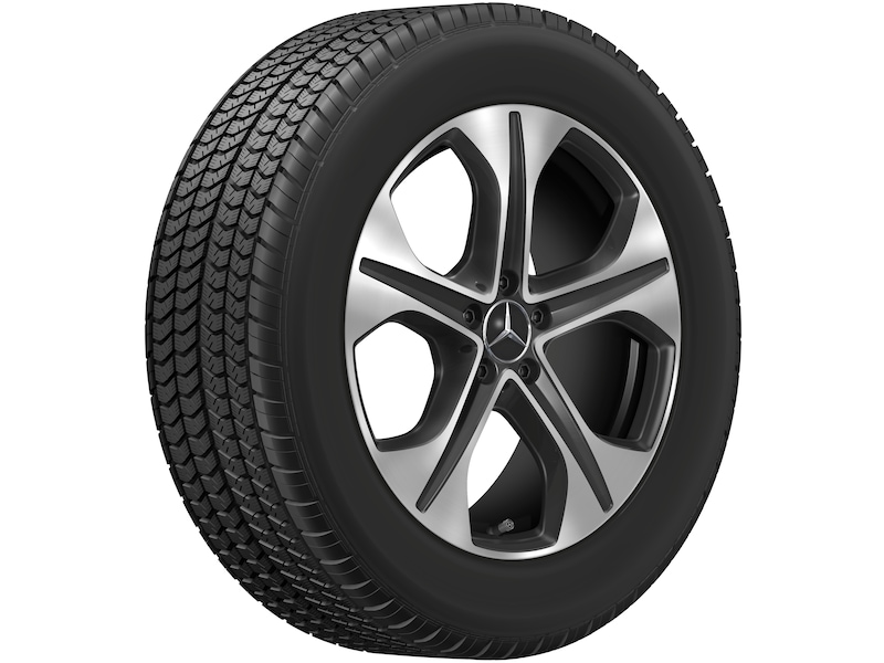 5-Loch-Rad, 48,3 cm (19 Zoll), Aero, 235/60 R19/, schwarz, A44940160007X23 5-Loch-Rad, 48,3 cm (19 Zoll), Aero, 235/60 R19/, schwarz, A44940160007X23