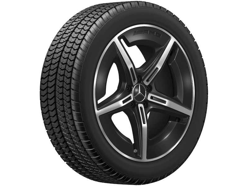 Mercedes-Benz Original Winter-Komplettrad AMG 5-Speichen Aero schwarz glanzgedreht , Goodyear, UltraGrip Performance 3 MO, 235/50 R20 104 H XL, Winter, Q440301410510 Mercedes-Benz Original Winter-Komplettrad AMG 5-Speichen Aero schwarz glanzgedreht , Goodyear, UltraGrip Performance 3 MO, 235/50 R20 104 H XL, Winter, Q440301410510