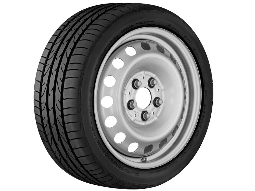 Stahl-Rad Silber, Continental, ContiVanContact 100, 235/65 R16 115/113R C, Sommer, Q44026111027A