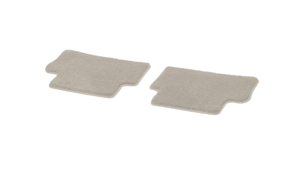 EXCLUSIVE velour mats, rear, 2-piece, E-Class/ CLS, macchiato beige, A21368024068V00