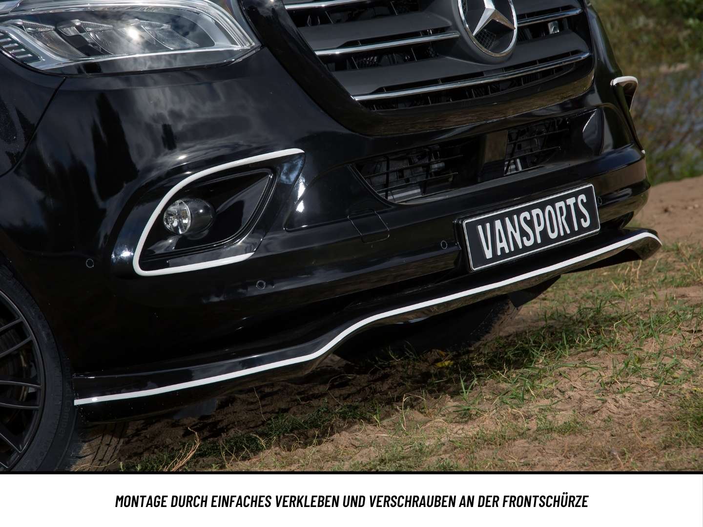 Front spoiler lip for Sprinter 907/910, VS-'907885012