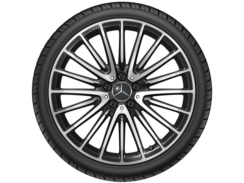 AMG Vielspeichen-Rad, 50,8 cm (20 Zoll), glanzgedreht, CLS, 245/35 R20/, schwarz, A25740142007X23
