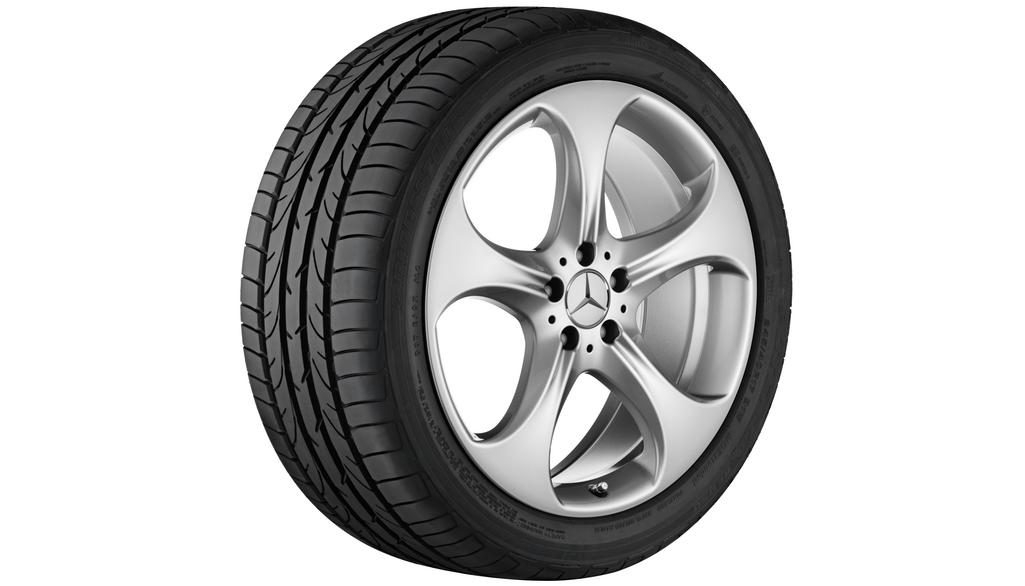 5-spoke wheel, 45.7 cm (18 inch), C-Class, 225/45 R18/, vanadium silver, A20540188007X45 5-spoke wheel, 45.7 cm (18 inch), C-Class, 225/45 R18/, vanadium silver, A20540188007X45