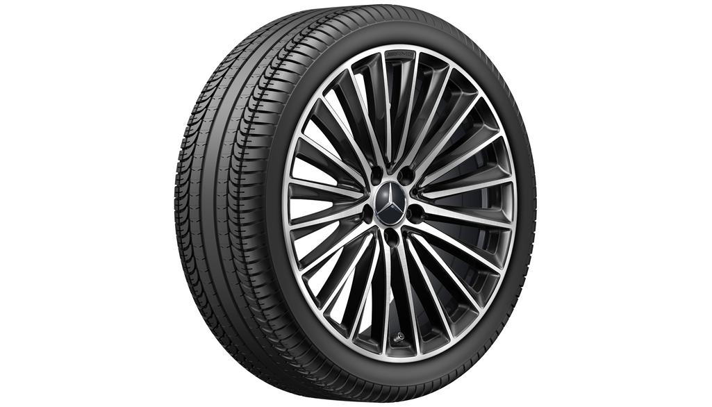 AMG veelspaaks velg, zwart, Goodyear, Eagle F1 Asymmetric 5 MO-S, 225/40 R19 93Y XL, zomer, Q440241410260 AMG veelspaaks velg, zwart, Goodyear, Eagle F1 Asymmetric 5 MO-S, 225/40 R19 93Y XL, zomer, Q440241410260