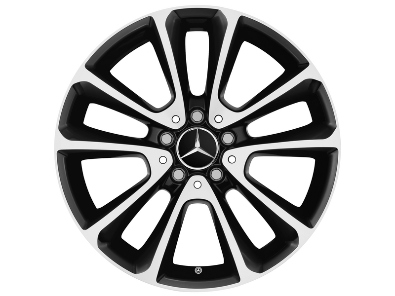 5-Doppelspeichen-Rad, E-Klasse, Goodyear, UltraGrip 8 Performance MO, 245/45 R18/100V, Winter, Q440141410400