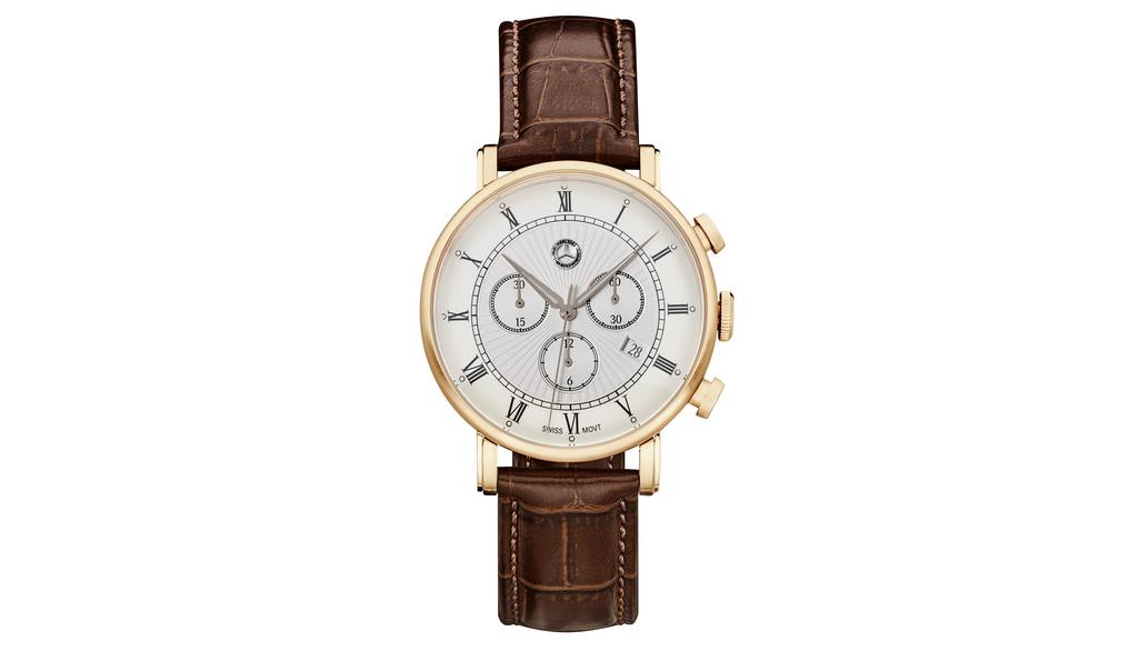 Chronograph men, Classic Retro Gold, brown / rose gold-colored, B66041617 Chronograph men, Classic Retro Gold, brown / rose gold-colored, B66041617