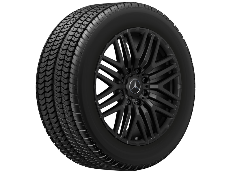 AMG Schmiederad im Kreuzspeichen-Design, 55,9 cm (22 Zoll), G-Klasse, 325/55 R22/, schwarz matt, A46340140007X35