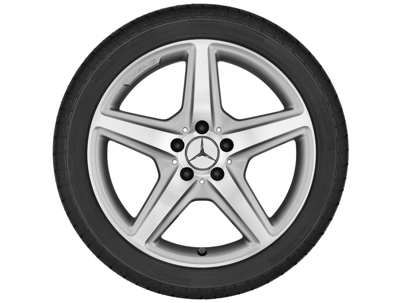 AMG 5-Speichen-Rad, 45,7 cm (18 Zoll), CLS, 255/40 R18/, titansilber, B66031484