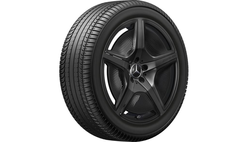 Cerchio AMG a 5 doppie razze, 50,8 cm (20 pollici), EQS, 255/45 R20/, nero, A2974000100 Cerchio AMG a 5 doppie razze, 50,8 cm (20 pollici), EQS, 255/45 R20/, nero, A2974000100