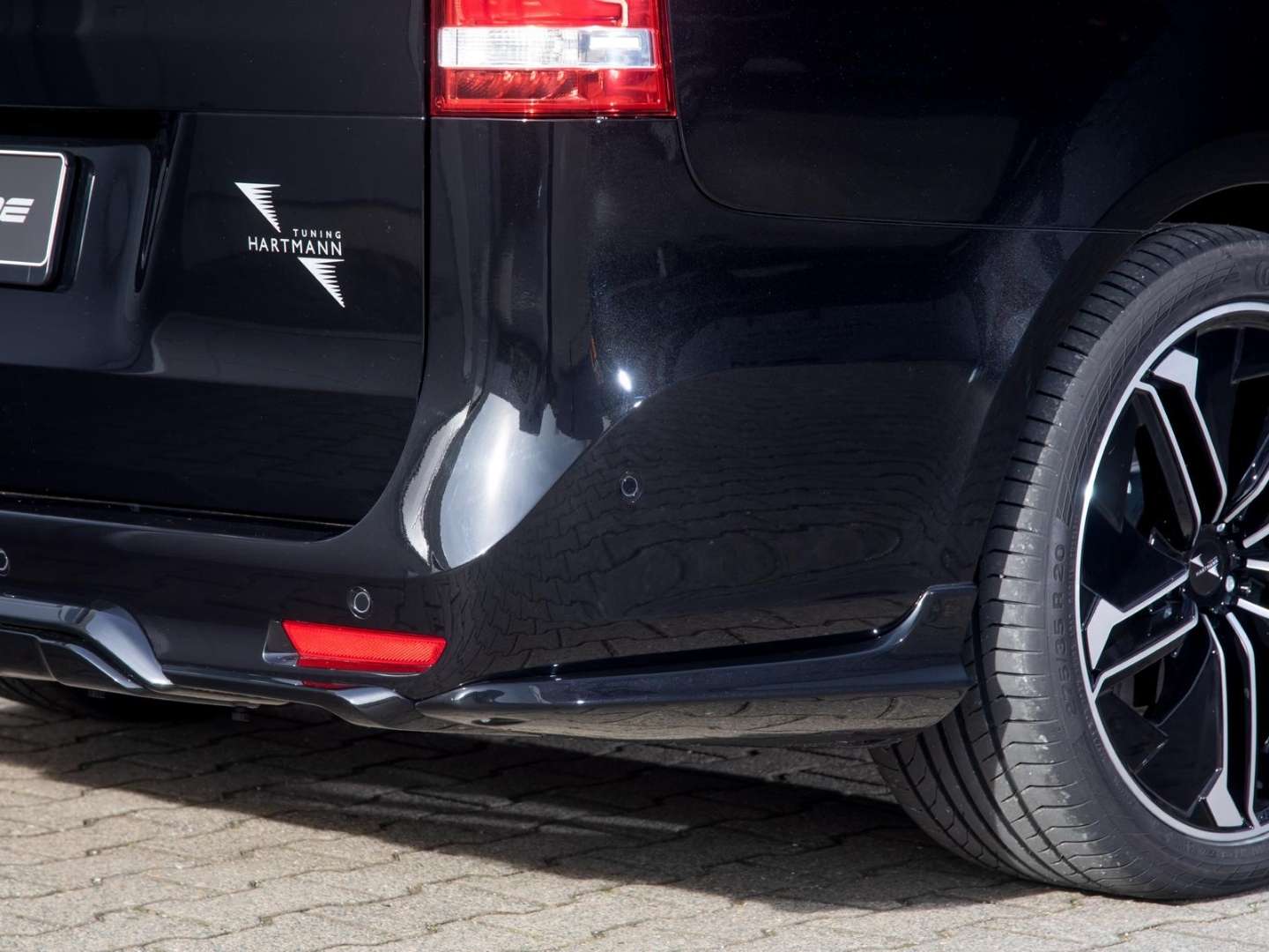 Complete achterskirt voor Vito/V-Klasse 447 (Aero-achterskirt vanaf 01/2021), VS-447885014LAD