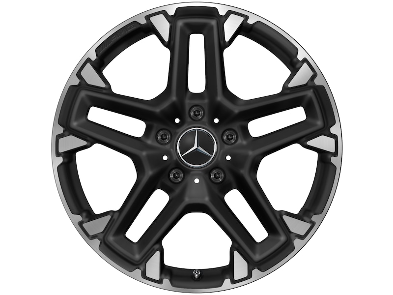 AMG cross-spoke wheel black matt rim flange polished, Michelin, Pilot Alpin PA5 SUV MO1, 275/50 R20 113V XL, winter, Q440301511070