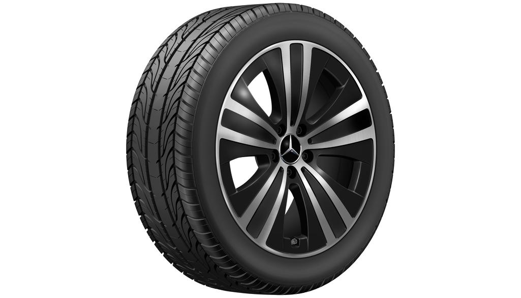 5-spaaks velg zwart, Hankook, Winter i*cept evo2 MOE, 255/45 R19 104V XL, Winter, Q44054311004A