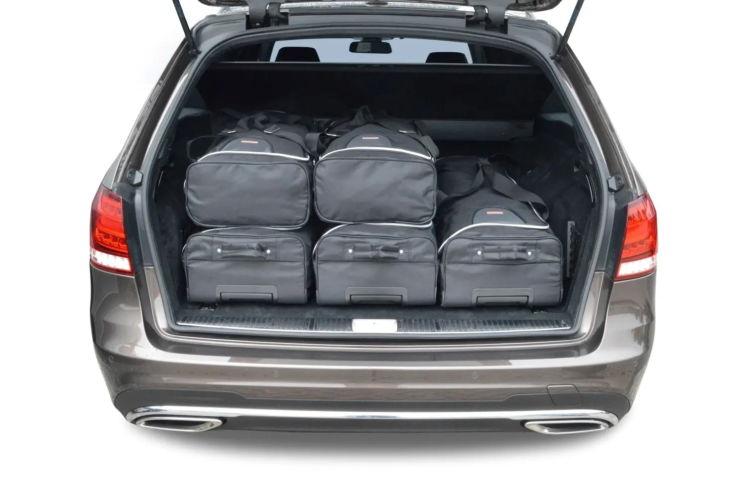 Set di borse da viaggio per Mercedes-Benz Classe E (S212) 2009-2016 - nero, CB-M20701S
