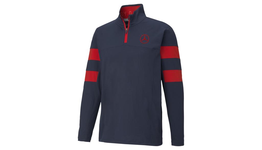 Golf-Sweater Herren, navy / rot, B66450437