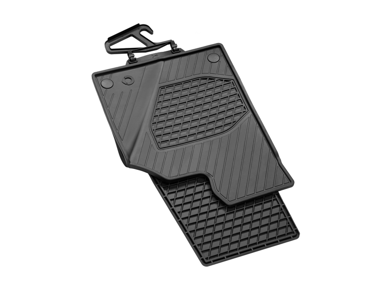 All-weather mats, driver/passenger mat, 2-piece, smart, black, A45368022049G33