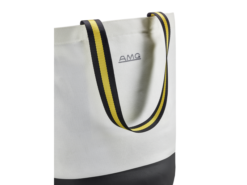 AMG shopping bag, offwhite / black, B66959343