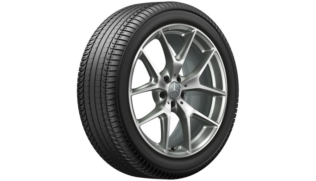 AMG cross-spoke wheel, 50.8 cm (20-inch), high-sheen, GLC, 285/40 R20/, titanium gray, A25340156007X21