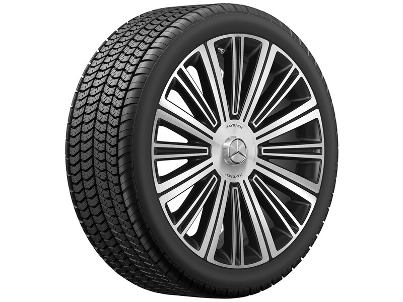 Mehrspeichen-Rad Mit Zusatzspeichen Schwarz Glanzgedreht, Michelin, Pilot Alpin 5 SUV MO1, 325/40 R22 114V XL, Winter, Q440301511130