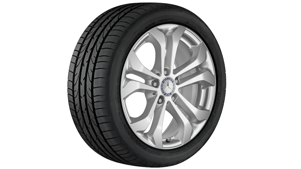 5-twin-spoke wheel, vanadium silver metallic, Michelin, Latitude Alpin LA2 MO, 235/65 R17 104H, winter, Q4403015105300J2022
