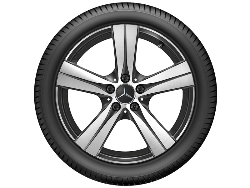 5-Speichen-Rad Schwarz Glanzgedreht, Pirelli, Cinturato P7 C2 MOE, 18", Sommer, Q4406417103600J2023